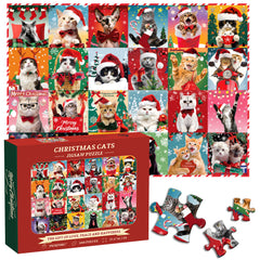 Weihnachtskatzen Jigsaw Puzzle 1000 Stücke