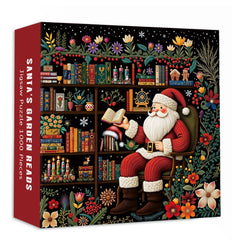 Santa's Garden Reads Jigsaw Puzzle 1000 Pieces