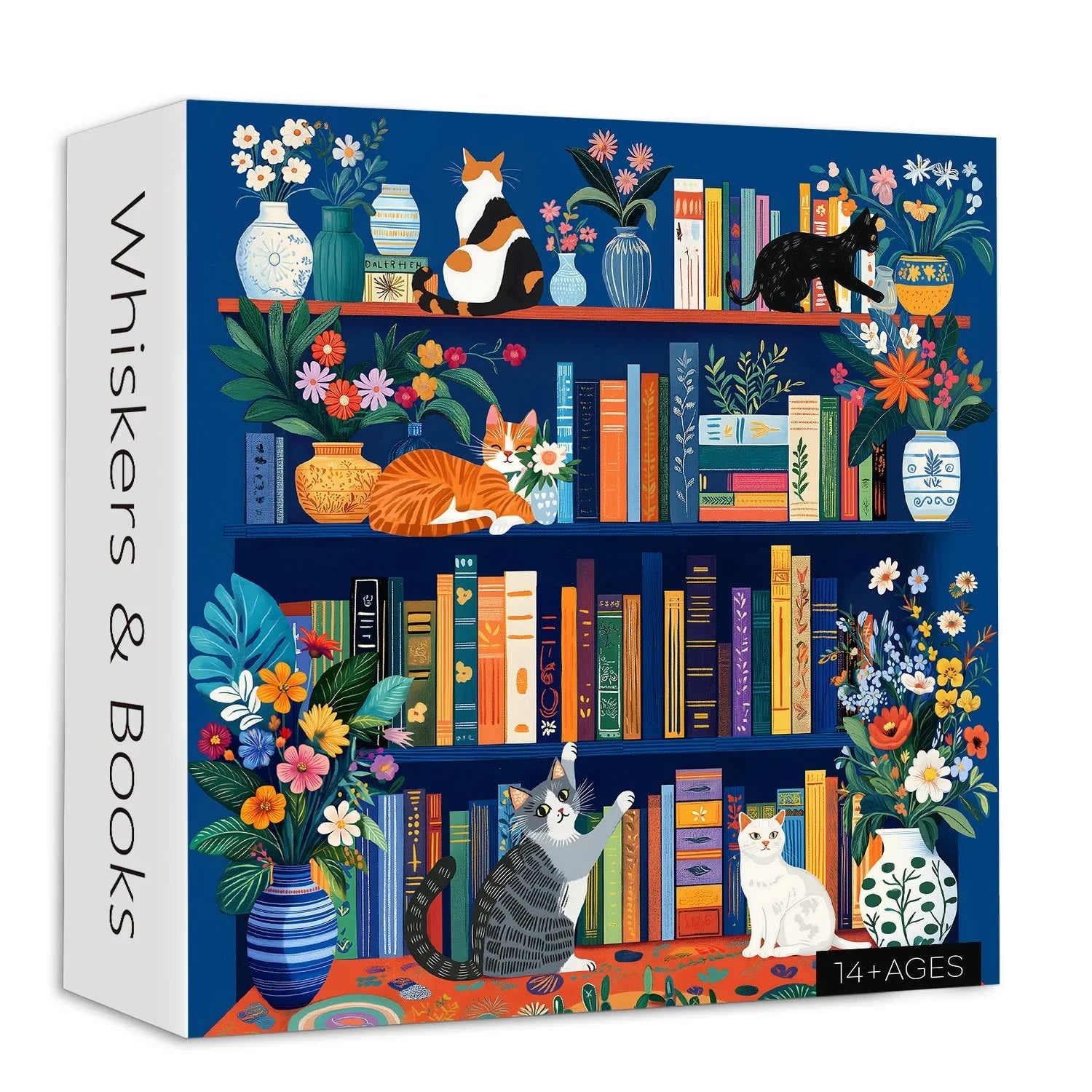 Whiskers & Books Jigsaw Puzzles 1000 Pieces