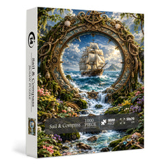 Segel- und Kompass-Puzzle, 1000 Teile