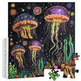 Dance of Brilliant Jellyfish Jigsaw Puzzle 1000 Pieces