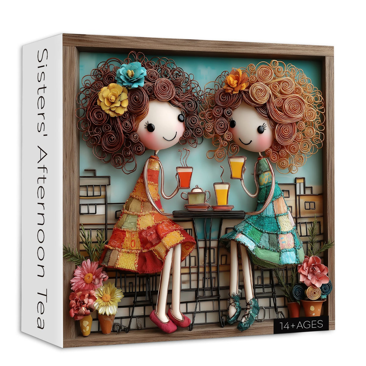 Sisters' Afternoon Tea Jigsaw Puzzle 1000 Pieces
