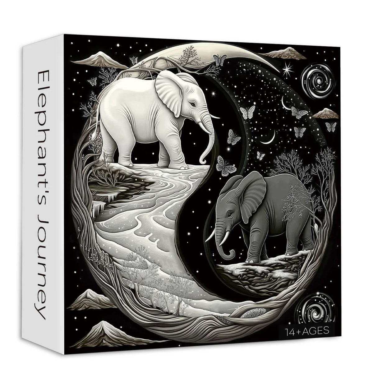 Journey de l'éléphant Puzzle de puzzle 1000 pièces