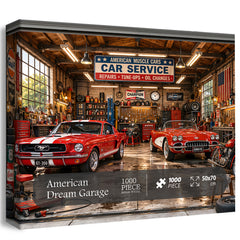 Puzzle American Dream Garage da 1000 pezzi