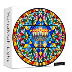 Chanukka-Licht-Puzzle, 1000 Teile