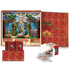 Krippe Szene Adventskalender Puzzle 1000 Stücke