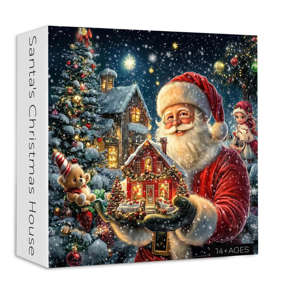 Puzzle Maison de Noël du Père Noël 1000 pièces