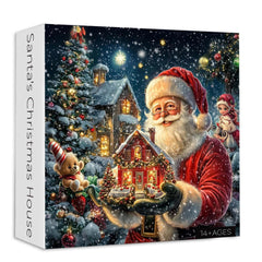 Puzzle Maison de Noël du Père Noël 1000 pièces