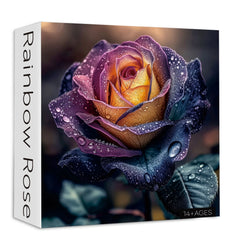 Regenbogen Rose Jigsaw Rätsel 1000 Stücke