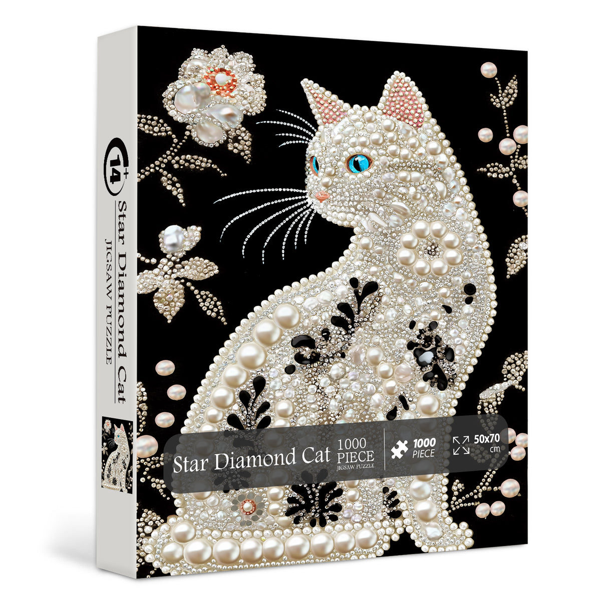 Star Diamond Cat Jigsaw Puzzle 1000 Pieces