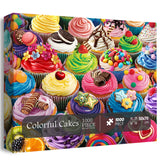 Colorful Cakes Jigsaw Puzzle 1000 Pieces