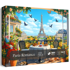 Paris Romance Romance Puzzle 1000 pièces