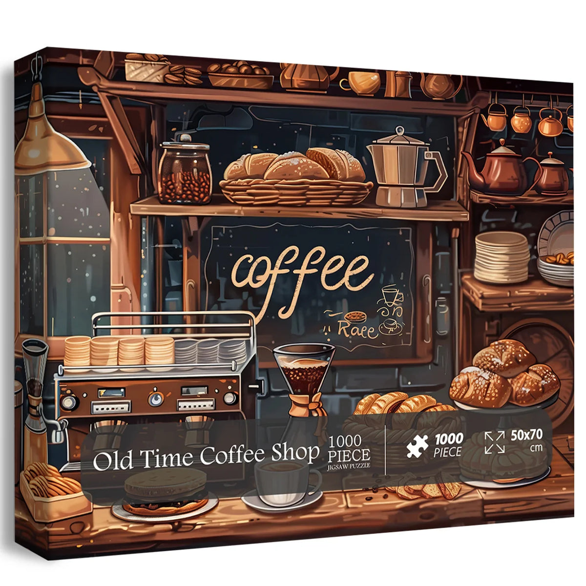 Old Time Coffee Shop Jigsaw Puzzle 1000 Pieces