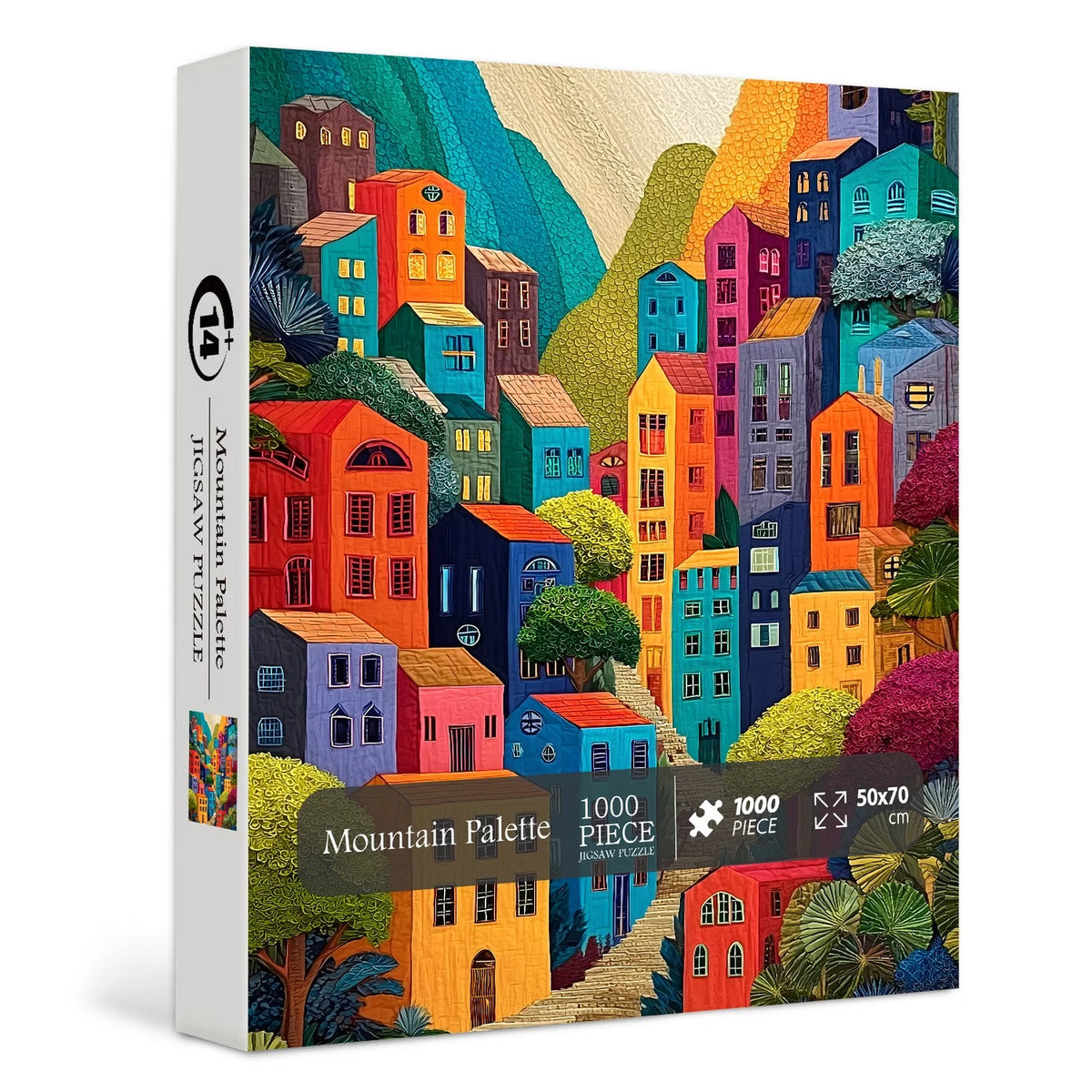 Bergpaletten-Puzzle 1000 Teile