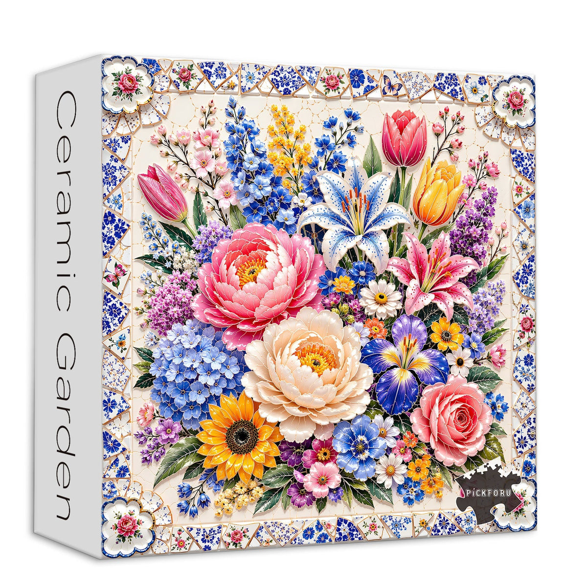 Keramikgarten-Puzzle, 1000 Teile