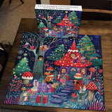 Enchanted Christmas Forest Friends Jigsaw Puzzle 1000 Pieces