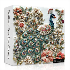 Brilliant Feather Crown puzzle puzzle 1000 pezzi