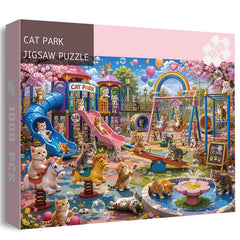 Katzenpark-Puzzle 1000 Teile