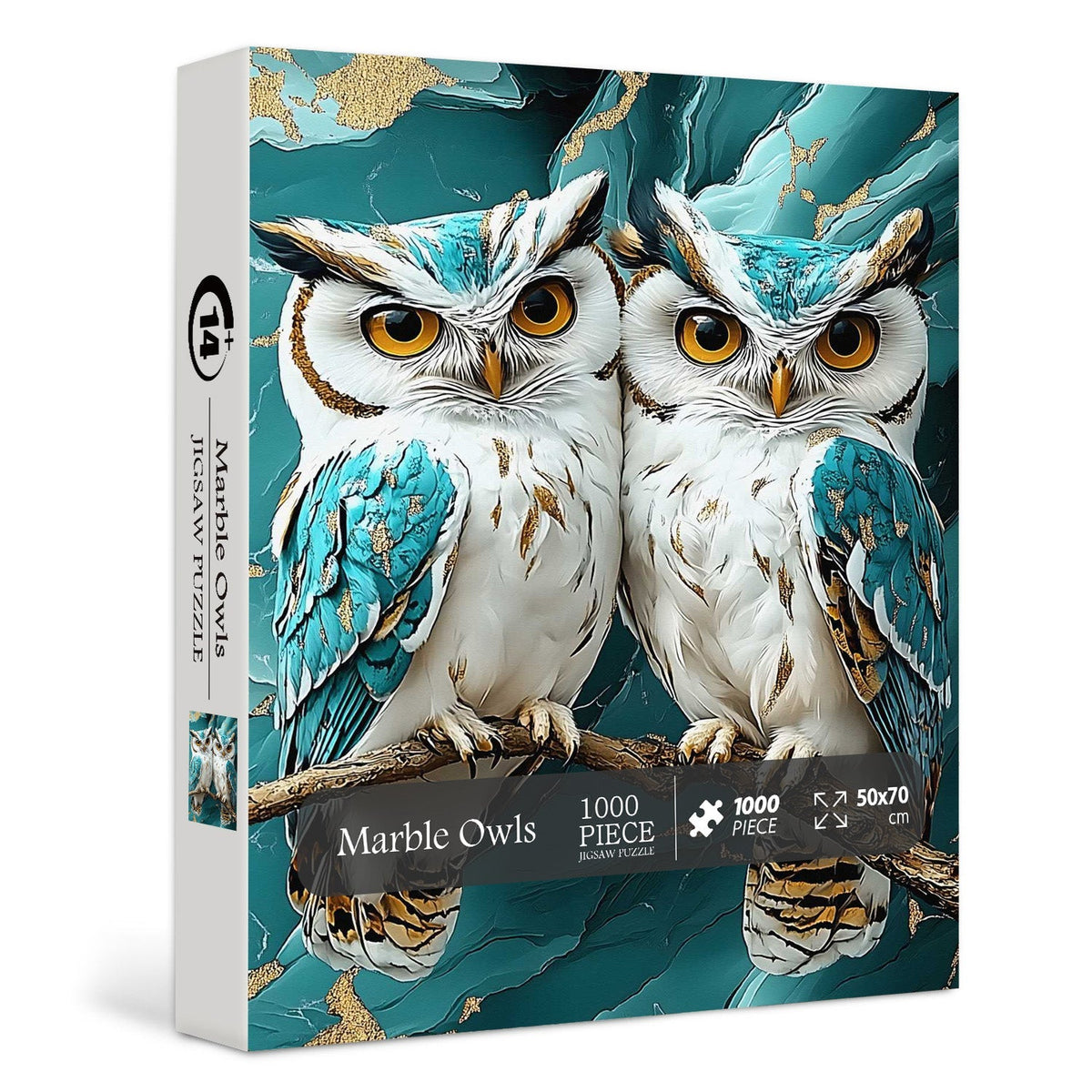 Marble Owls Jigsaw Puzzle 1000 Pieces