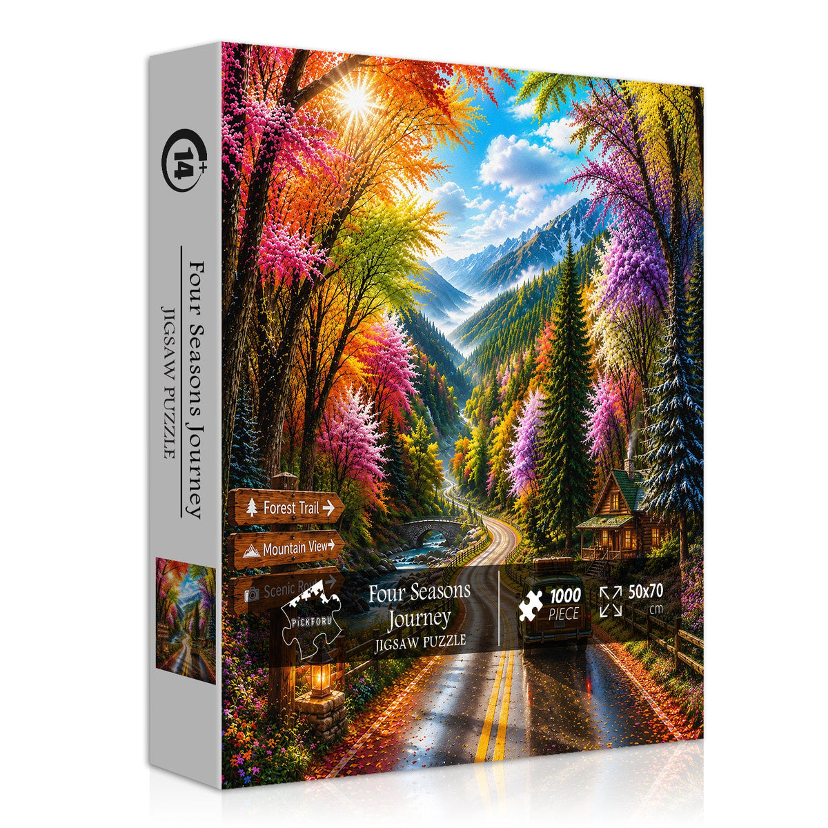 Four Seasons Journey Jigsaw Puzzle 1000 Pieces