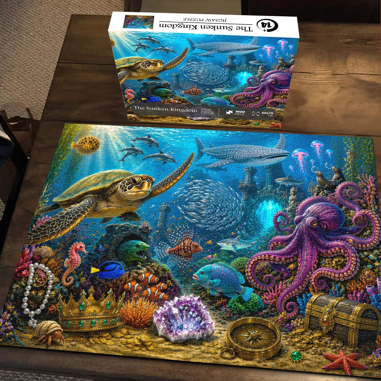 Puzzle del Regno Sommerso da 1000 pezzi