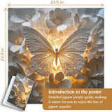 Luminous Paper Butterfly Jigsaw Puzzles 1000 Pieces