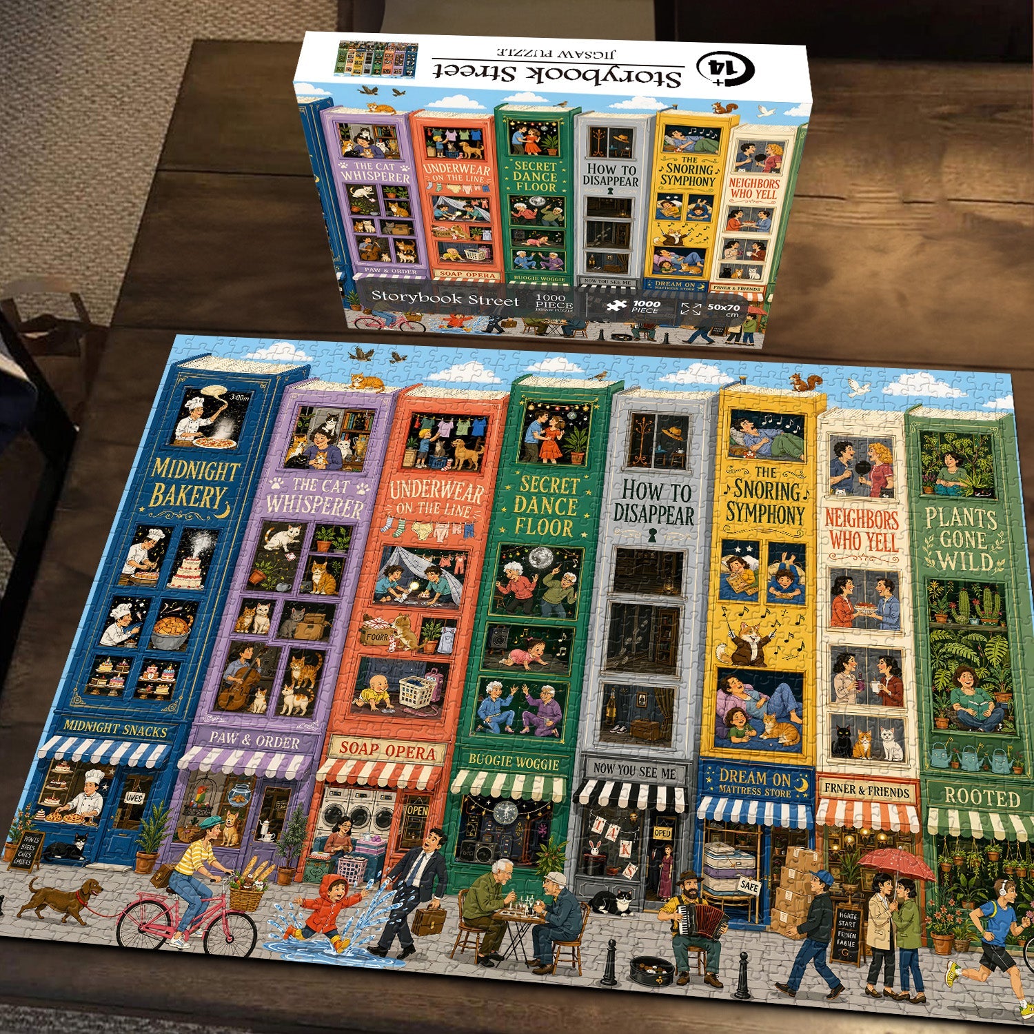 Puzzle di Storybook Street 1000 pezzi