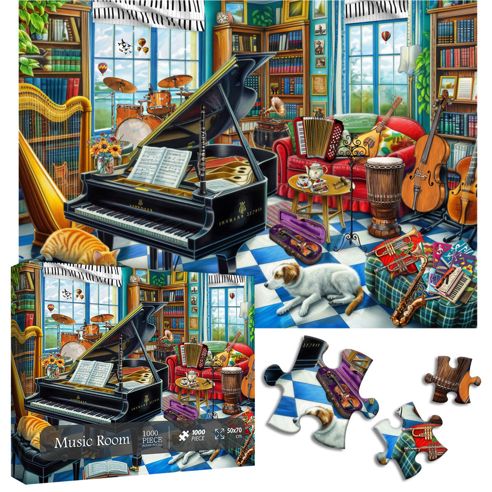Musiklaum -Puzzle 1000 Stücke