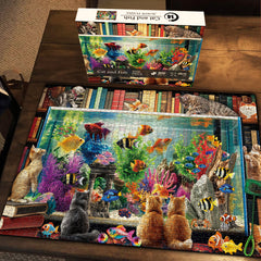 Puzzle puzzle gatto e pesce 1000 pezzi
