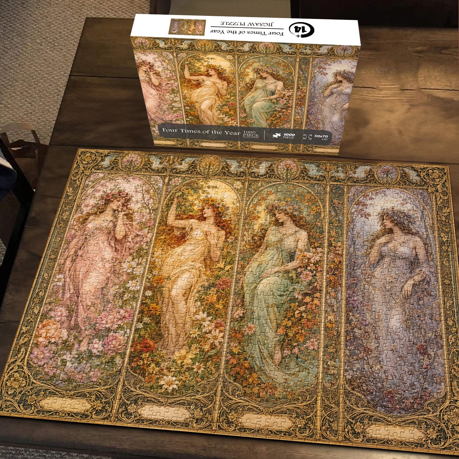 Puzzle Quattro Tempi dell'Anno 1000 Pezzi