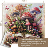 Mushroom Book Jigsaw Puzzle 1000 Pieces