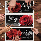 Raindrop Rose Jigsaw Puzzles 1000 Pieces