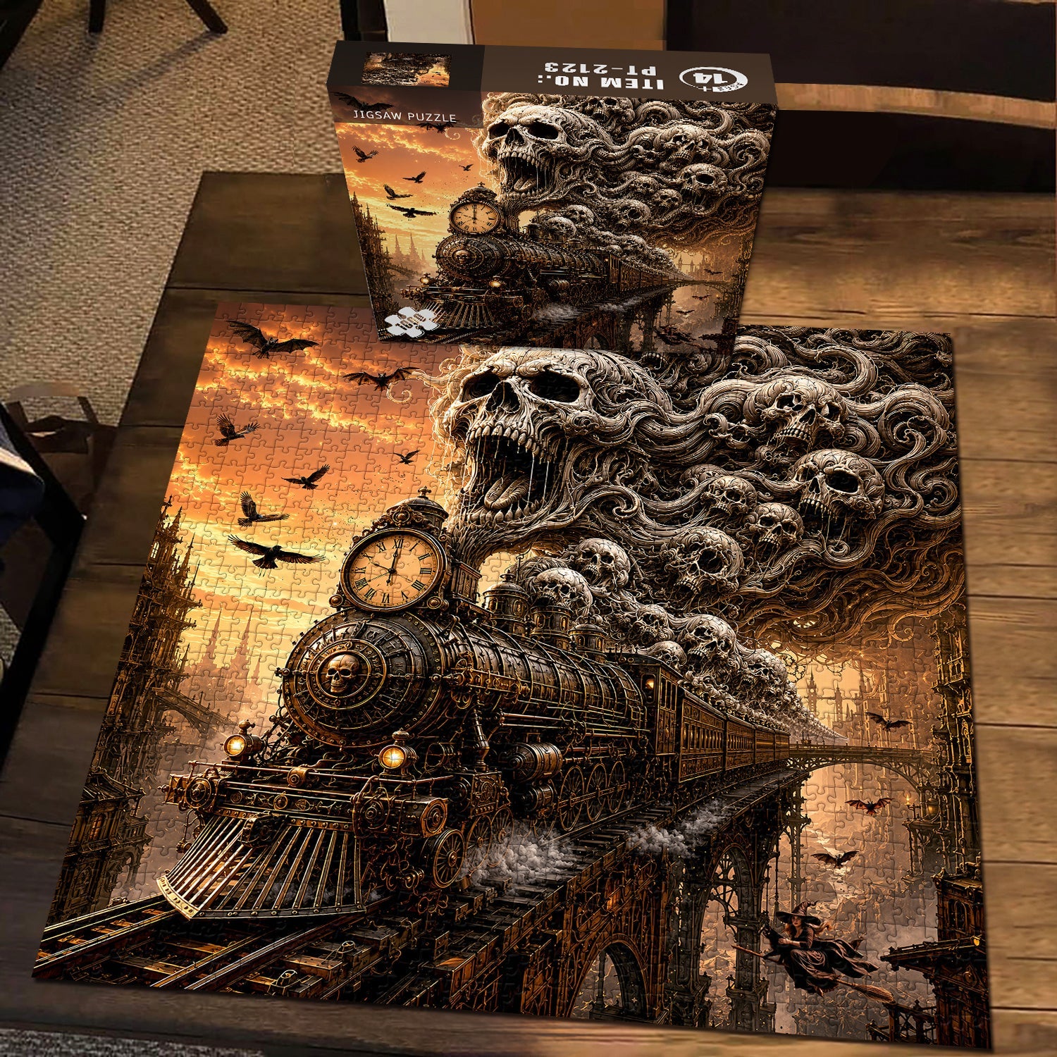 Skull Train Jigsaw Puzzle 1000 Pieces