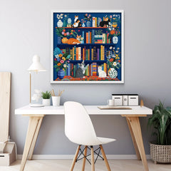 Whiskers & Books Jigsaw Puzzles 1000 Pieces