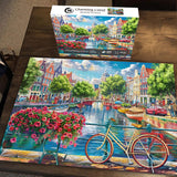 Charming Canal Jigsaw Puzzle 1000 Pieces