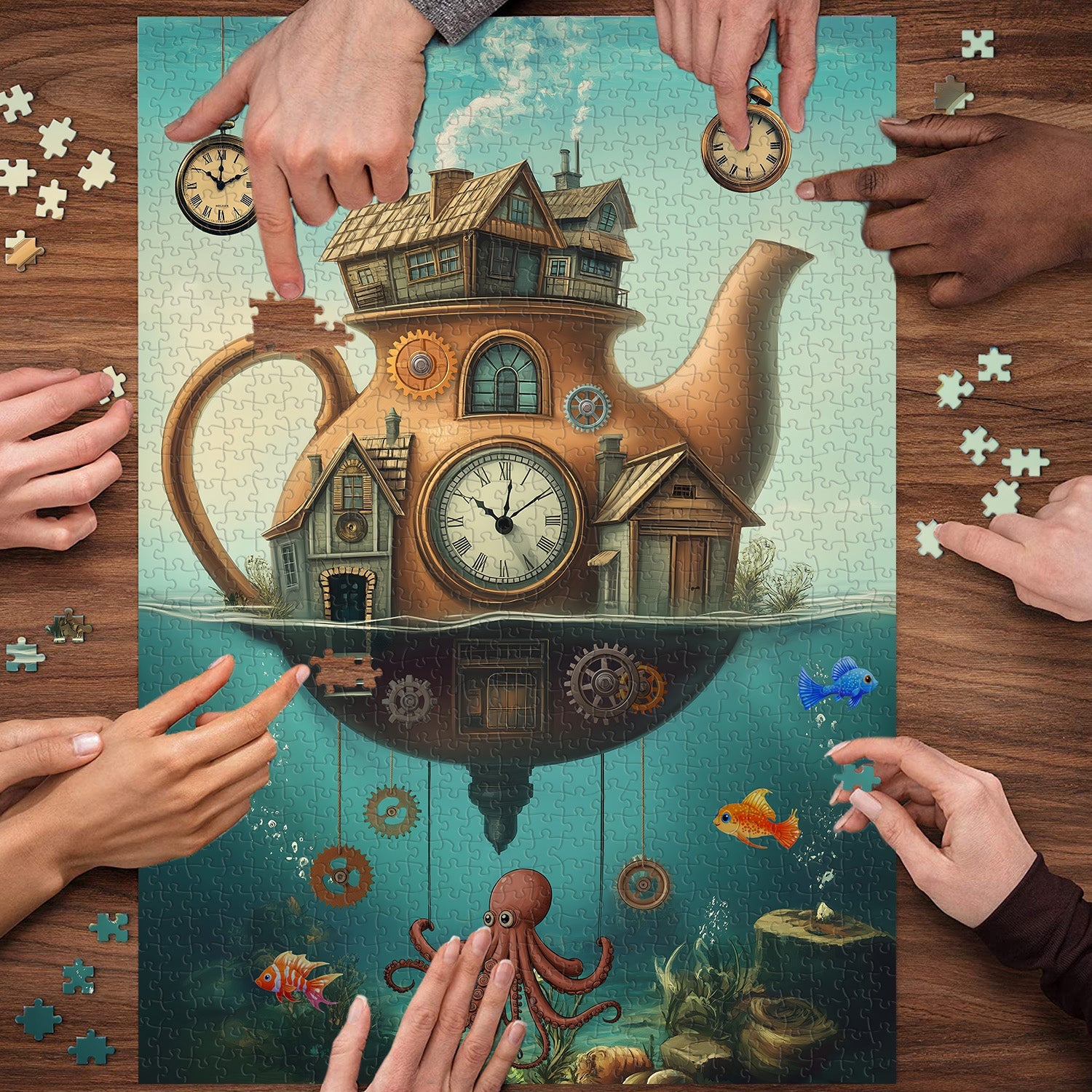 Mystical Teiera dimora puzzle puzzle 1000 pezzi