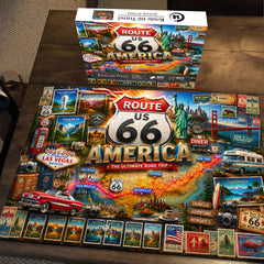 Route 66 Reisepuzzle 1000 Teile
