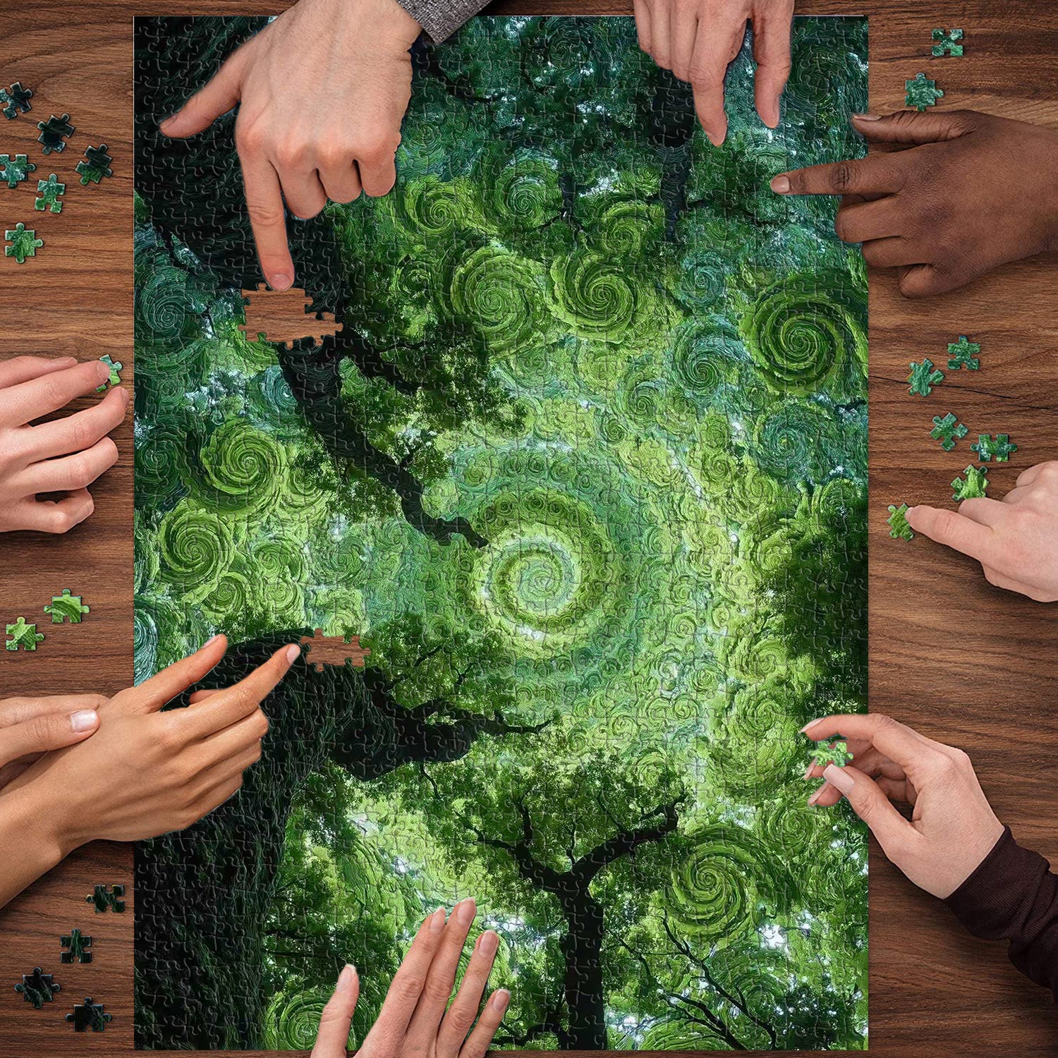 Whirlpool Forest Jigsaw Puzzle 1000 Pieces
