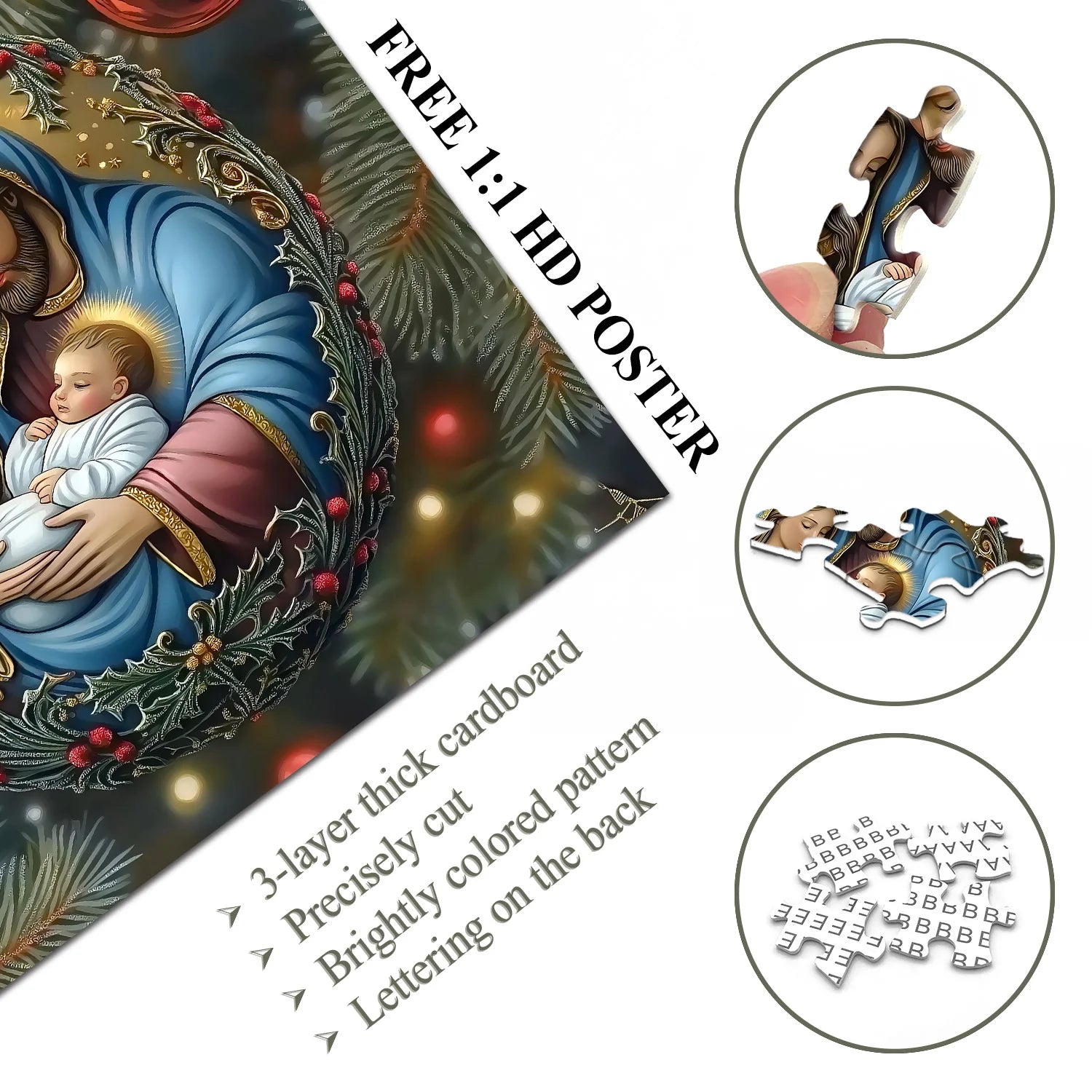 Christ is Born Jigsaw Puzzle 1000 Pieces