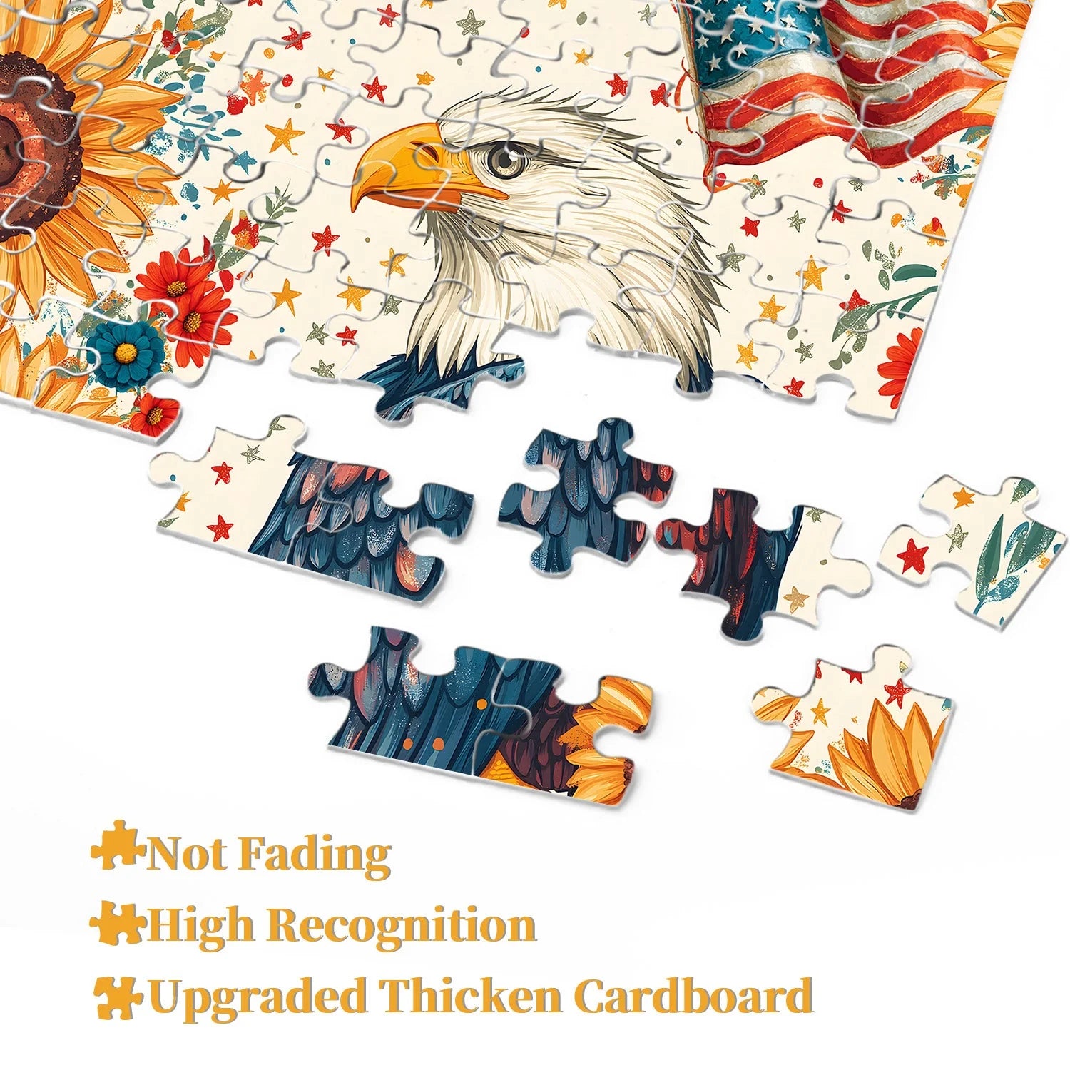 Patriotic Eagle Jigsaw Puzzle 1000 Pieces