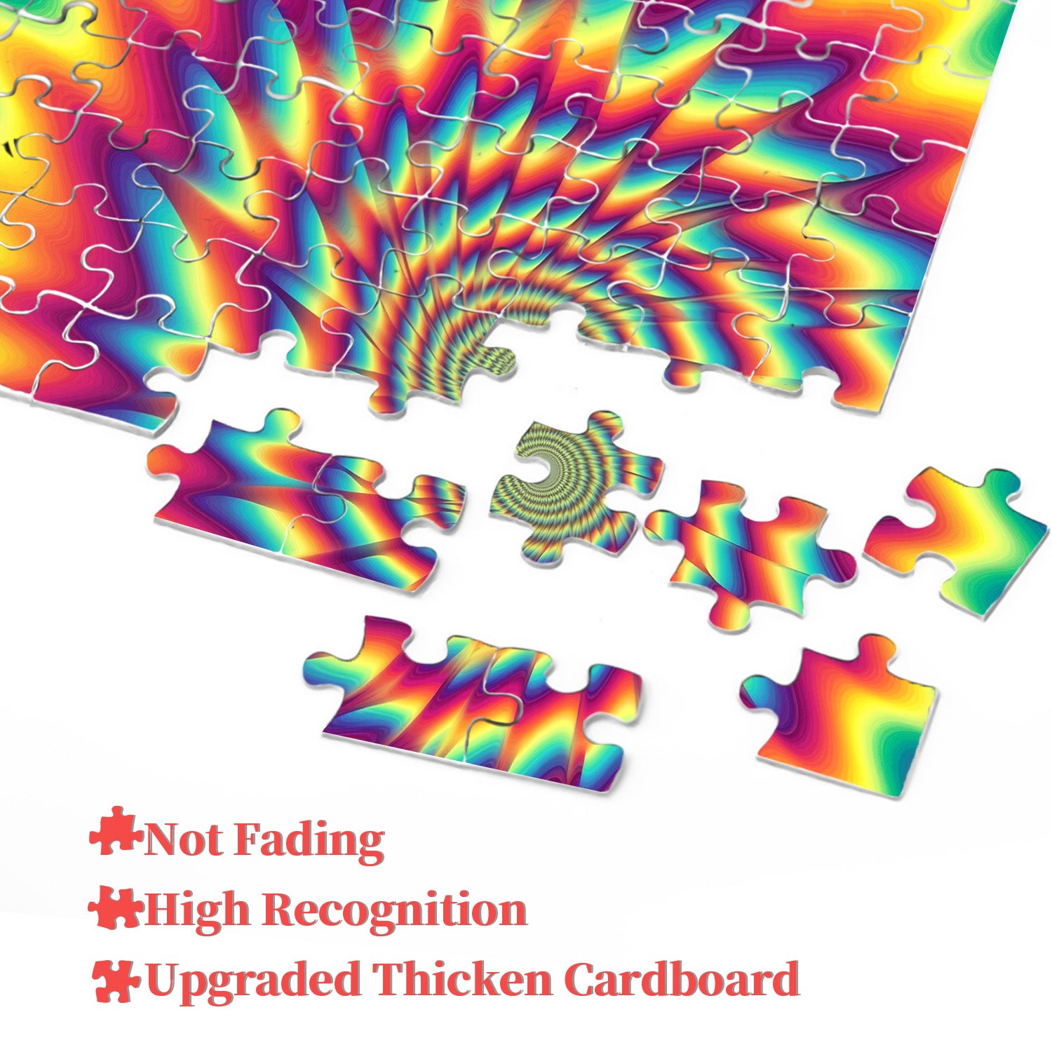 Rainbow Motion Illusion Jigsaw Puzzle 1000 Pieces
