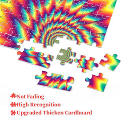 Rainbow Motion Illusion Jigsaw Puzzle 1000 Pieces