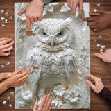 Ivory Owl Jigsaw Puzzle 1000 Pieces
