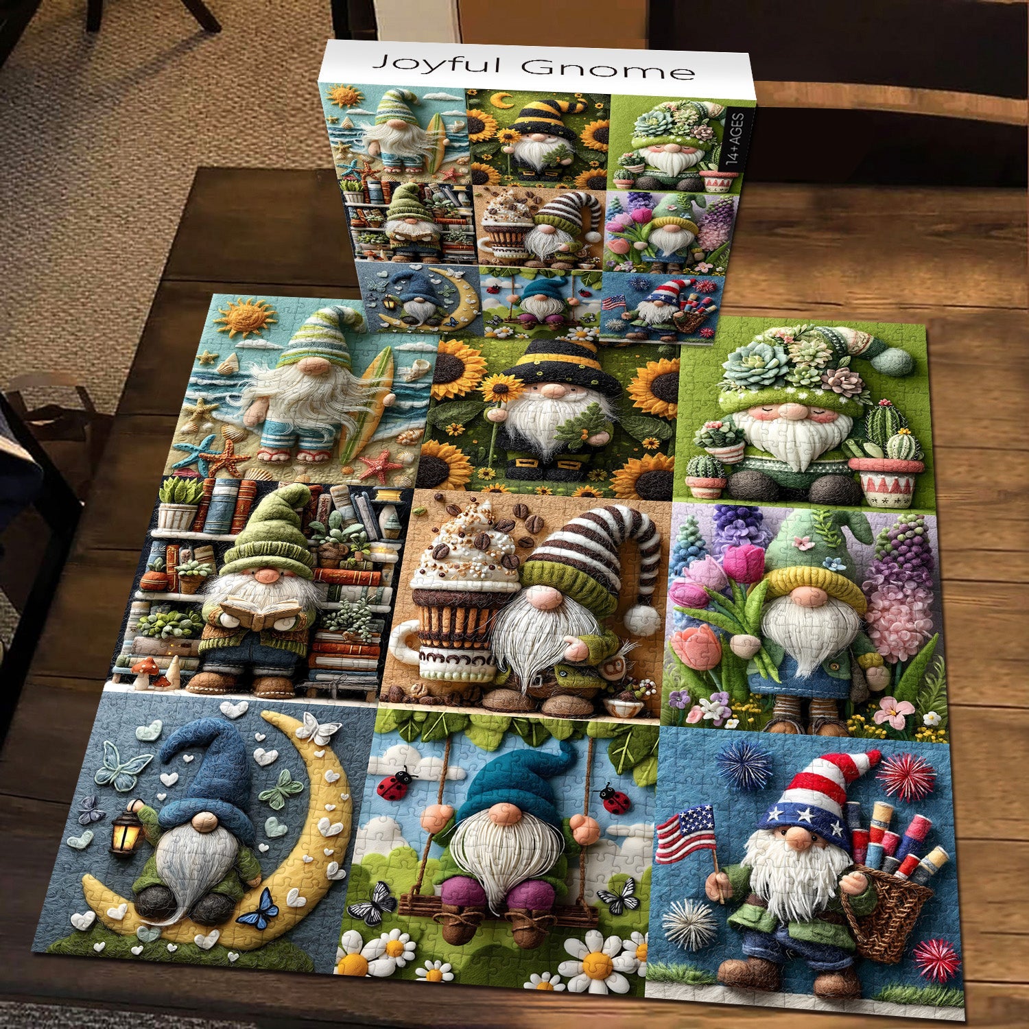 Puzzle de gnomo alegre, 1000 piezas