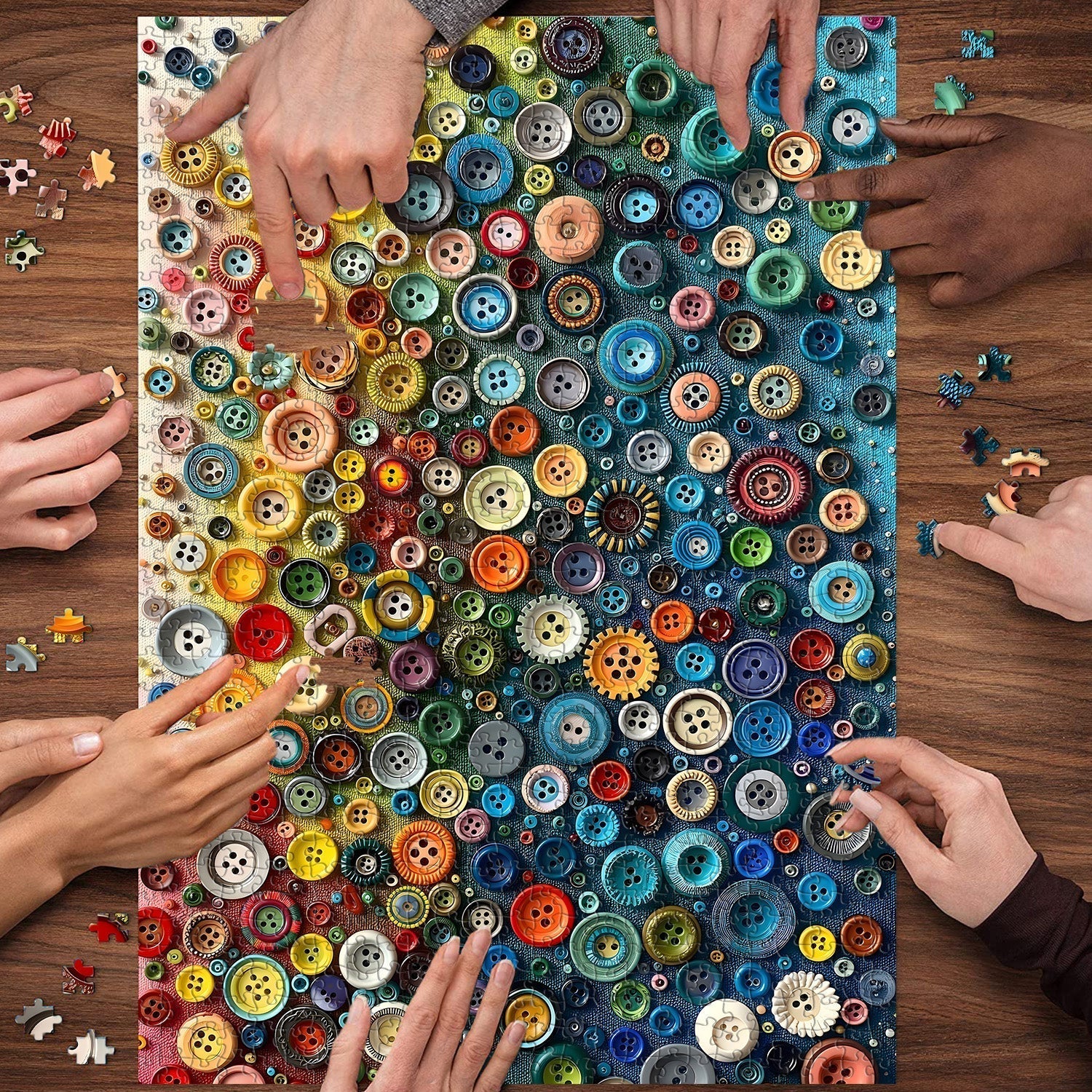 Button Treasure Jigsaw Puzzle 1000 Stücke