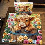 Garden Calf Jigsaw Puzzle 1000 Pieces