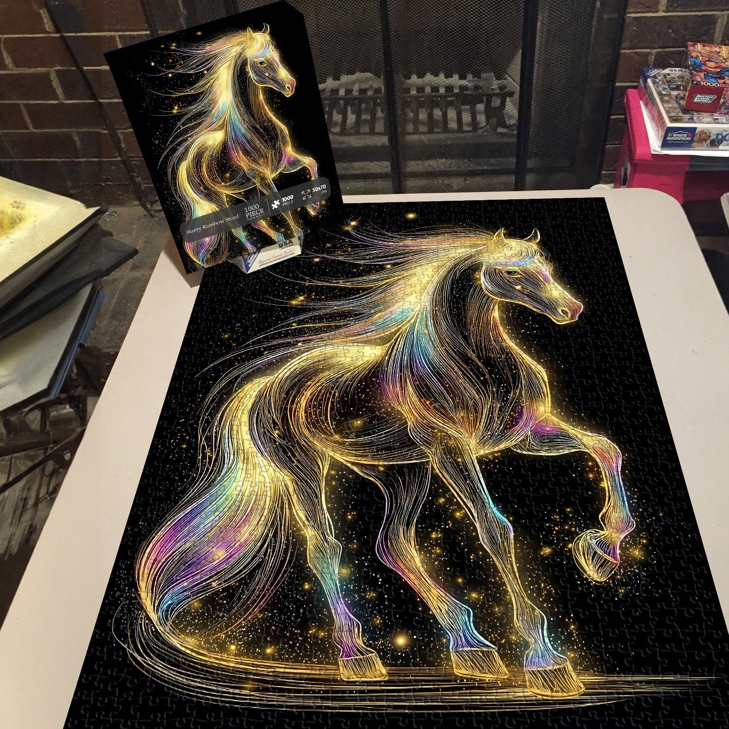 Starry Rainbow Steed Jigsaw Puzzle 1000 Pieces