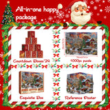 Christmas Time Advent Calendar Jigsaw Puzzle 1000 Pieces