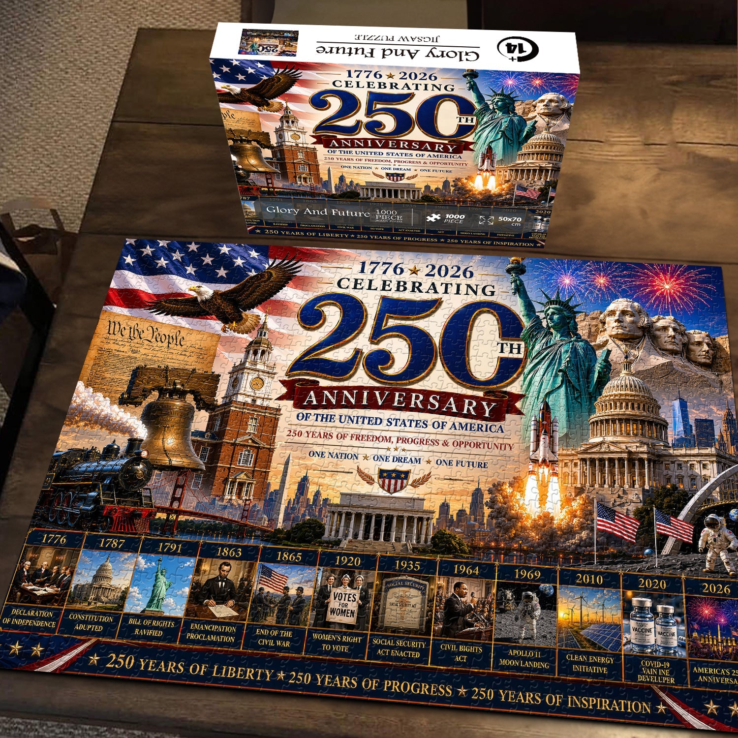 Puzzle Gloire et Avenir 1000 pièces