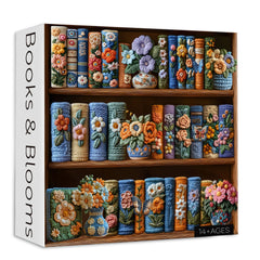 Libri e Blooms puzzle puzzle 1000 pezzo